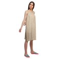 thumbnail image 3 of Moomaya Robe de Nuit Trapèze Sans Manches Imprimée pour Femme en Coton, 3 of 6