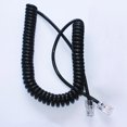 thumbnail image 1 of facefd Replacement for ICOM HM-98 HM-133 HM-133V Part for HM-98 Car Radio RJ45 Speaker Mic Cable Microphone Line, 1 of 6