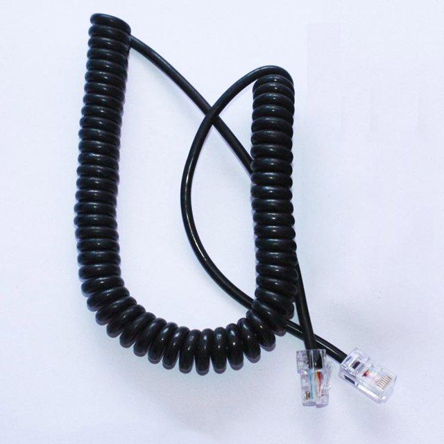 facefd Replacement for ICOM HM-98 HM-133 HM-133V Part for HM-98 Car Radio RJ45 Speaker Mic Cable Microphone Line