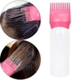 thumbnail image 3 of Milaget 120ml Comb Bottle Hair Coloring Dyeing Dispensing Container with Graduated Scale Pink, 3 of 9