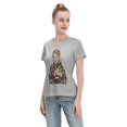 thumbnail image 4 of Women's Basic Short Sleeve T-Shirt Demon Slayer Blade Tanjiro, 4 of 6