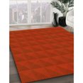thumbnail image 3 of Ahgly Company Tapis Rectangulaire Lavable en Machine Intérieur Transitionnel Rouge Écarlate, 4 Pieds x 6 Pieds, 3 of 7