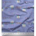 thumbnail image 1 of Soimoi Modal Satin Fabric Gift Box & Hanging Ribbons Party Print Fabric by the Yard 42 Inch Wide, 1 of 3