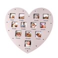 thumbnail image 4 of GROWTH TANK Heart Shape Baby First Year Frame for Party Decorations Birthday Newborn Pink, 4 of 9