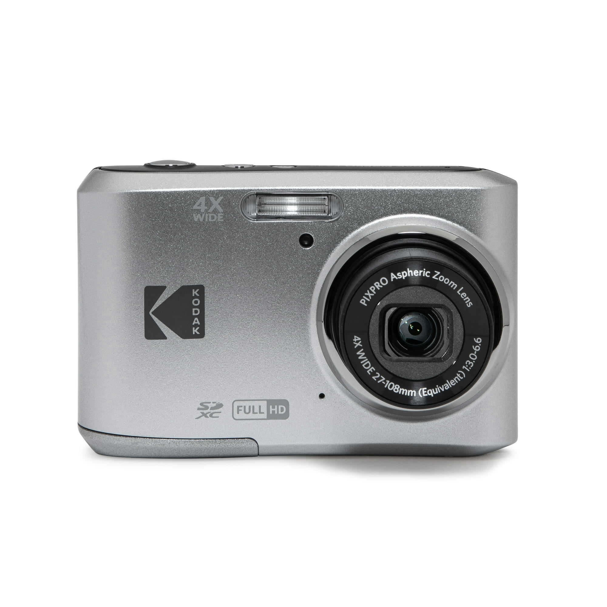 KODAK PIXPRO FZ45-SL (Silver) 4X Optical Friendly Zoom Digital