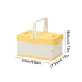 thumbnail image 3 of Folding Storage Box for Car Trunk, Camping, and Home Organization – Small Plastic Stackable Container for Clothes, Toys, Books, Picnic Supplies, 3 of 6