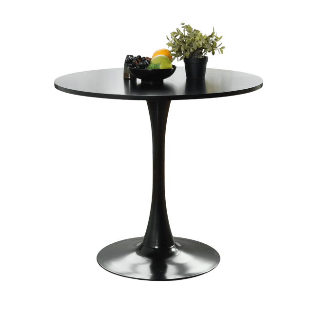 Maison Classique Modern Round Dining Table - Black