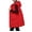 Red, variant on IMENGL Fall winter hooded zipper pocket loose sleeveless thickened coat vest, Black XL, Size M-3XL