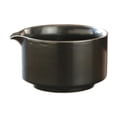 thumbnail image 1 of Lipstore Ceramic Matcha Bowl Chawan Traditional Porcelain Tea Bowl for Friends Family Black, 1 of 8