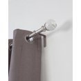 thumbnail image 2 of HOMETRENDS MARBELL 3/4"  DRAPERY ROD SET 42-120" NICKEL, 2 of 2