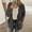 Solides, variante sur Walmart+ Semaine Aqestyerly Manteaux pour Femmes en Solde Manteau Cardigan Décontracté Grande Taille en Peluche avec Poches et Boutons