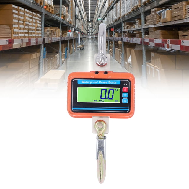 Get the Elite Crane Scale Digital Industrial LCD Boasting an Impressive Capacity of 3000Kg, Finely Displaying on a Crisp LCD Screen for Your Large Operations