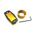 thumbnail image 4 of Lipstore Pool Chalk Holder Billiard Cue Chalk Box Mini Aluminum Alloy Chalk Case Pool Gold Black, 4 of 8