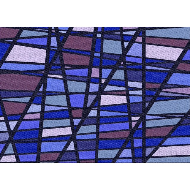 Ahgly Company Machine Washable Indoor Rectangle Transitional Midnight Blue Area Rugs, 6' x 9'
