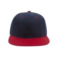 thumbnail image 2 of Top Headwear Flat Bill Adjustable Snapback Cap - Navy/Red, 2 of 2