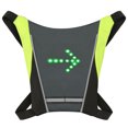 thumbnail image 4 of LED Turn Signal Bike Pack USB Rechargeable Reflective Backpack Attachment Clip with Remote Control LED Backpack with Direction Indicator Safety Light Bag Sports Vest for Cycling Running Walk, 4 of 7