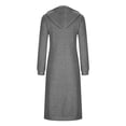 thumbnail image 4 of LOVZFMLL Vestes pour Femmes Décontractées à Manches Longues avec Poche à Fermeture Éclair, Sweat à Capuche, 4 of 5