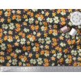 thumbnail image 3 of Soimoi Poly Georgette Fabric Leaves & Flower Floral Decor Fabric Printed Yard 42 Inch Wide, 3 of 3