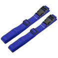 thumbnail image 1 of Unique Bargains 2m Adjustable with Quick Release Buckle Luggage Straps, Blue 2 Pack, 1 of 5