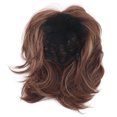 thumbnail image 2 of Coiffeuse Courte Brune Droite Synthétique pour Cosplay Quotidien Fête Cosplay, 2 of 8