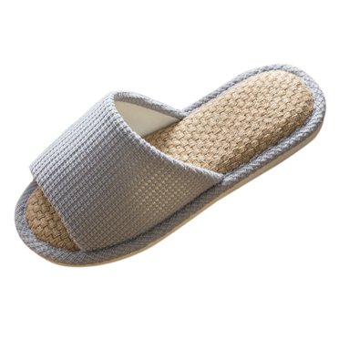 Ketyyh-chn99 House Slippers for Men Women Summer Beach Slippers Summer Fashion Casual Sandals Casual Flat Solid Color Shoes C,9