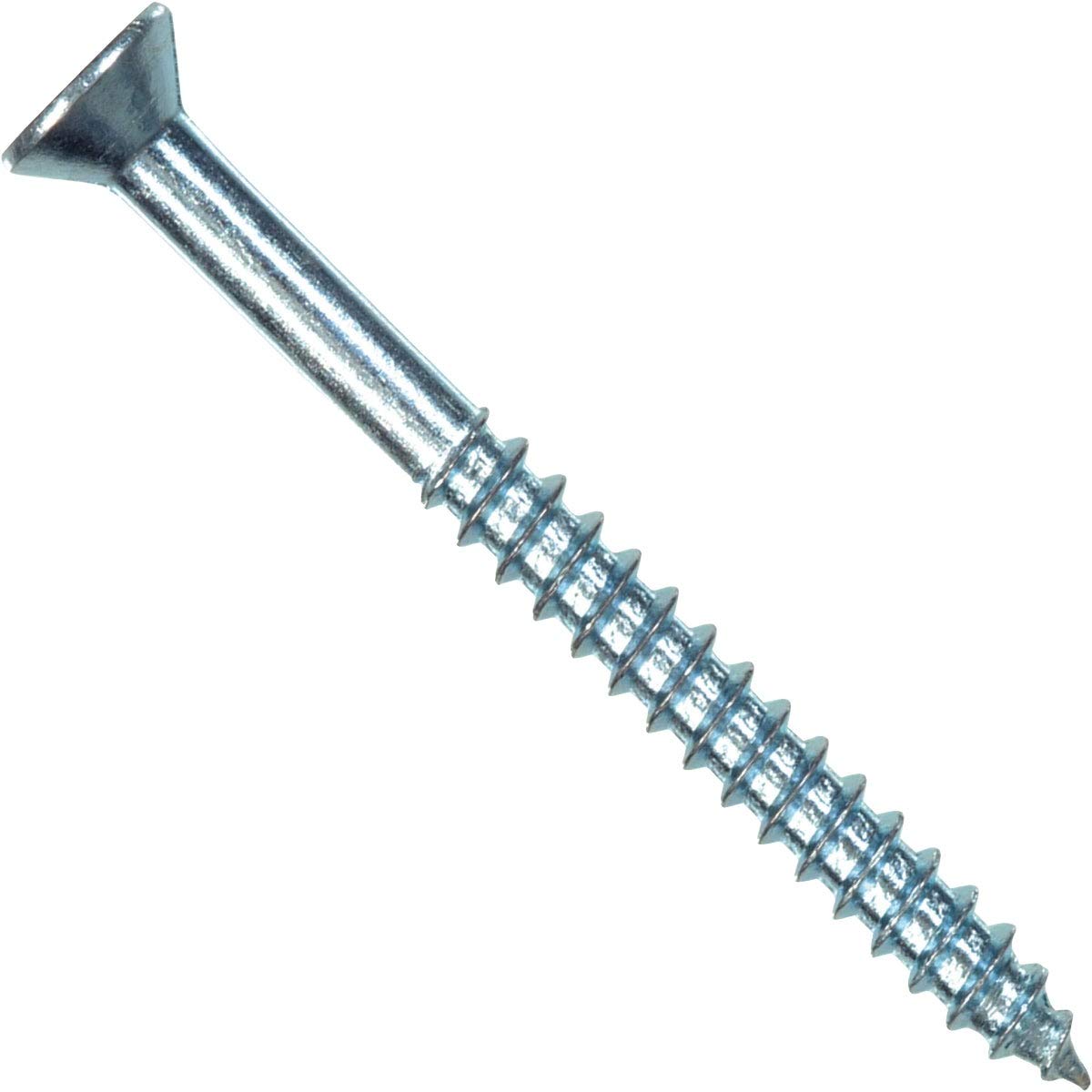 Wood Screws, Zinc, Phillips Head, #6 x 5/8 In., 100-Pk. - 40013
