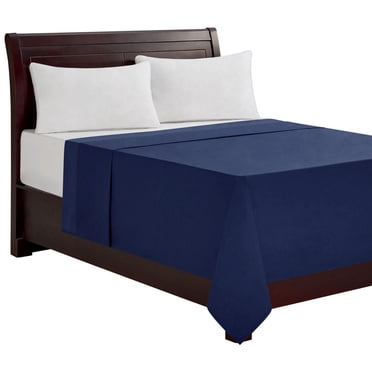 Drap plat en percale brossée 300 fils de Hometrends