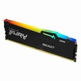 thumbnail image 1 of Kingston Technology Kingston Fury Beast KF560C36BBEA-32 Module de mémoire pour ordinateur de bureau 32 Go 6000 MT/s DDR5 CL36 RGB Synchronisation infrarouge AMD Expo Plug N Play, 1 of 1
