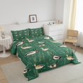 thumbnail image 3 of Erosebridal Ensembles de Couette Canard de Lac Format Grand, Couettes et Duvets Faune Rustique, Déco de Chambre Dessin Animé, Réversible 3 Pcs, 3 of 8
