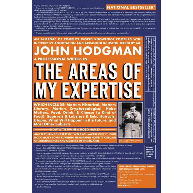 Domaines d'Expertise, Broché John Hodgman