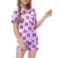 thumbnail image 1 of Ensemble de Pyjama pour Petit Garçon, Imprimé Graphique, Ensemble de Pyjama pour Filles à Boutons, Ensemble de Pyjama Classique, Pyjama Preppy pour Filles 4T 5T, 1 of 5
