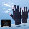 thumbnail image 4 of Fishing Gloves Outdoor Gloves Bike Riding Gloves Fishing Gloves for Men and Women Driving Gloves for Hiking and Sun Gloves Non-Slip Feel Screen Interface for Kayaking Biking Rowing, 4 of 5