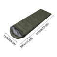 thumbnail image 4 of TopLLC Couverture Jetée Sacs de Couchage TG pour Adultes Hommes Grand Grand Sac de Couchage pour Camping Randonnée Chaud Temps Frais Bug Jacket, 4 of 9