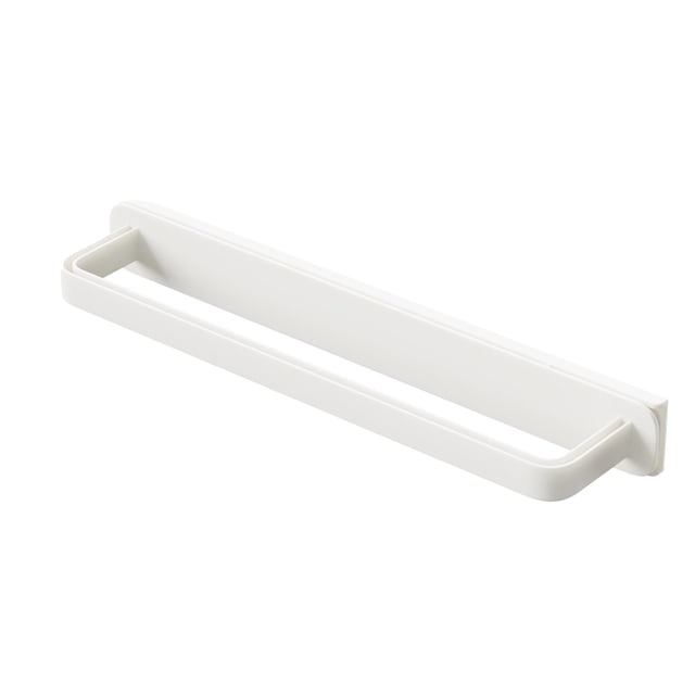 Hearth & Gear Sliding Towel Rack Towel Bar With Shelves Rack Auction White ABS Towel Racks for Bathroom Hanging Paper Towel Holder over The Door Towel Rack Bathroom for Wall Bathroom Shelves Hand