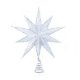thumbnail image 1 of Kurt S.Adler J9003 18 in. Silver Bethlehem Star Treetop, 1 of 1