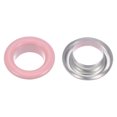 thumbnail image 4 of Unique Bargains 100PCS Grommets Eyelets 2/5 Inch (10mm) ID Hole Metal Self Backing Eyelet with Washers for Leather Pink, 4 of 7