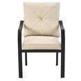 thumbnail image 5 of Patiojoy 2 PCS Patio Dinning Chairs Cushioned Chairs w/Steel Frame for Garden Backyard & Poolside, 5 of 5