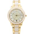 thumbnail image 1 of Montre Bracelet Femme Dorée et Blanche, 1 of 2