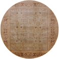 thumbnail image 1 of Ahgly Company Indoor Round Mid-Century Modern Light Copper Gold Oriental Area Rugs, 5' Round, 1 of 6