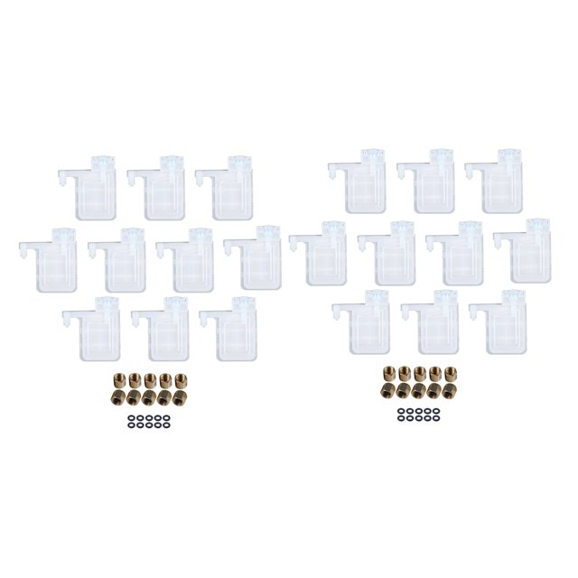 20PCS Eco Solvent Printer Ink Damper Dx5 Dumper for Print Head Mutoh Galaxy Human Xuli Plotter 4x3Mm Tube