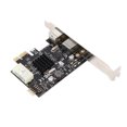thumbnail image 1 of Carte d'Extension PCIe vers PS/2, Carte d'Extension Clavier Inducteur Souris Fermée 2 Ports PS/2 pour PC, 1 of 7