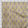 thumbnail image 3 of Tissu Lycra Polyester Pomme Grand Motif Imprimé Ikat Tissu BTY 56 Pouces de Large, 3 of 4