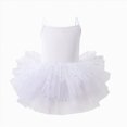 thumbnail image 1 of NIEWTR Flower Girl Robe en Tulle à Volants et Dentelle Invitée de Mariage Fête Anniversaire Princesse Concours Robe pour Enfants (Blanc, 4-5 Ans), 1 of 4