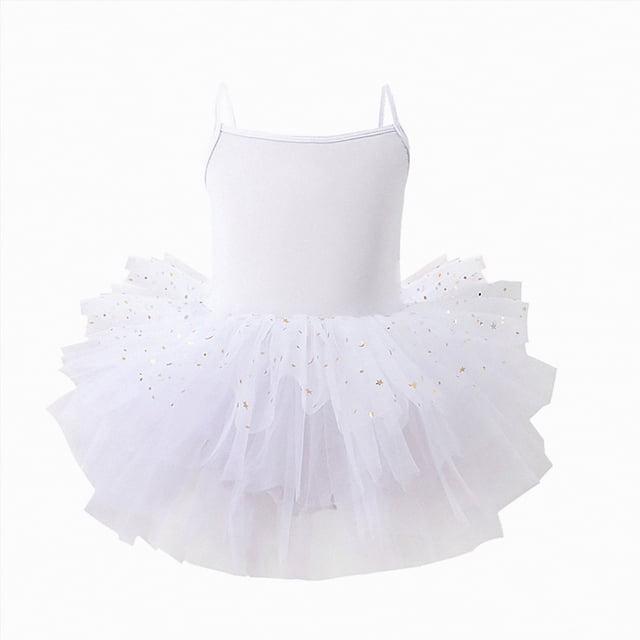 NIEWTR Flower Girl Robe en Tulle à Volants et Dentelle Invitée de Mariage Fête Anniversaire Princesse Concours Robe pour Enfants (Blanc, 4-5 Ans)