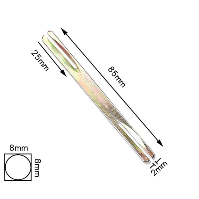 85--130mm Square Spindle 8mm Galvanised Door Window Handle Iron Square Pin Home Door Hardware Accessories
