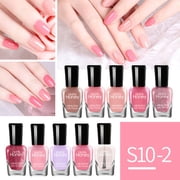 RKSTN Gel Nail Polish Nail Polish Set Quick-Drying Peelable Tearable Nail Polish 5ML * 10 Bottles Quick Dry Nail Polish