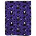 thumbnail image 1 of Wednesday Mélange d'Halloween' Jeté en Molleton Toucher Soie, 100 % Polyester, 1 of 5