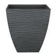 thumbnail image 1 of 15" rainure carrée Planteur, gris, 1 of 5