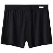 FhsagQ Underwear Men's Underwear Mens Cool Underwear Loose Boxer Shorts Large Underwear Mens Underwear Boxers Briefs Loose Men's Underwear Cotton Black XXXL