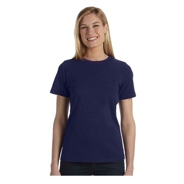 Bella + Canvas T-Shirt à Manches Courtes en Jersey Décontracté pour Femmes